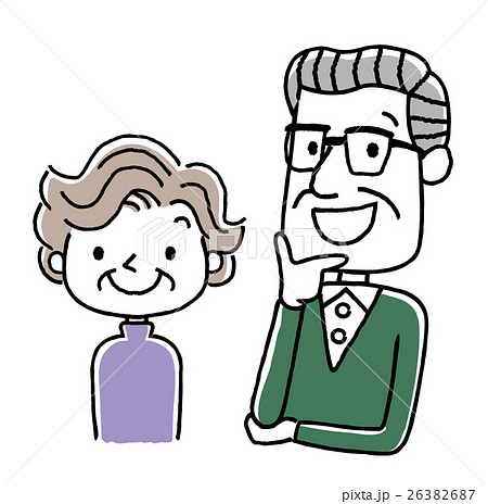シニア夫婦：笑顔 26382687