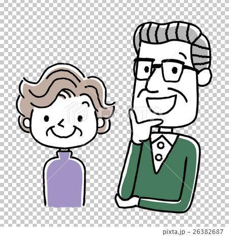 シニア夫婦：笑顔 26382687