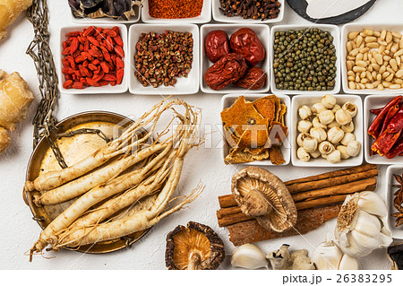 朝鮮人参と漢方　薬膳　健康食 Chinese medicine and ginseng 26383295