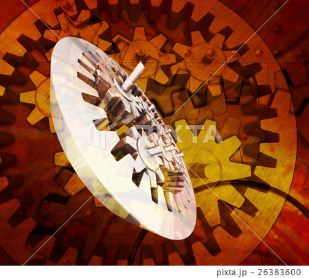 世界経済の歯車の連動で動く 26383600