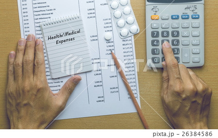 Man Planning Health expenses Man Planning Health expenses 26384586