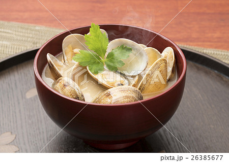 あさりの味噌汁 26385677