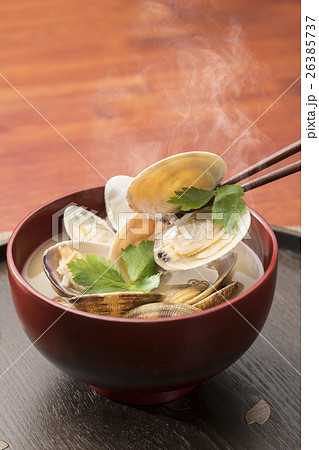 あさりの味噌汁 26385737