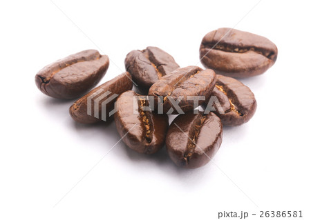 Coffee Beans On White Coffee Beans On White 26386581