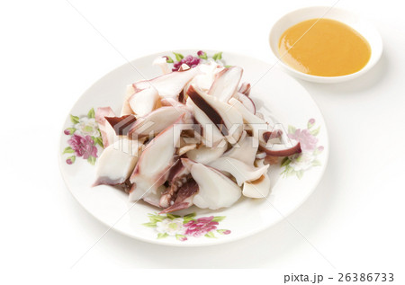 ボイルソデイカ下足刺身 ボイルソデイカ下足刺身 26386733