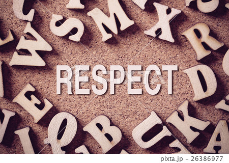 Respect Concept Word 26386977