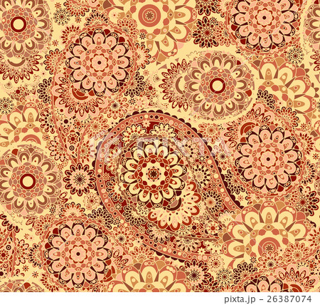 Vector seamless pattern in Eastern style. Colorful Vector seamless pattern in Eastern style. Colorful 26387074