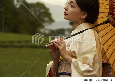 着物の女性　ポートレート 26390813