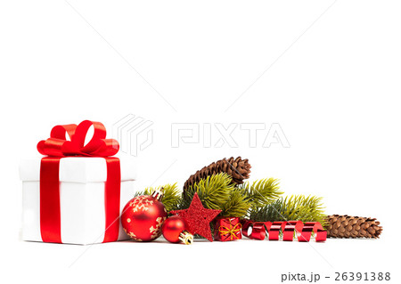 christmas gift with decoration 26391388