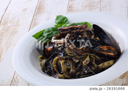 イカスミパスタ 26391666