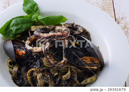 イカスミパスタ 26391679