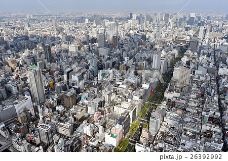 大阪市街を空撮 大阪市街を空撮 26392992