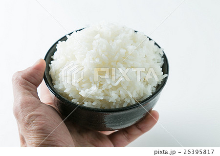 大盛りご飯 白バック 大盛りご飯 白バック 26395817