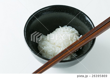 ご飯　白バック 26395869