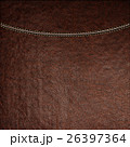 Texture of brown leather background with stitched 26397364