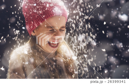 kid on dark background 26399341