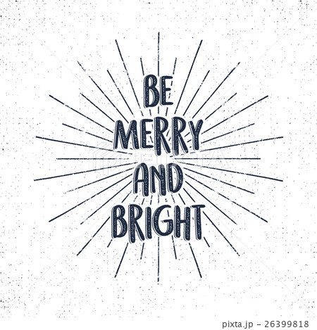 Be Merry and Bright holiday lettering, christmas 26399818