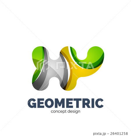 Modern abstract futuristic logo 26401258