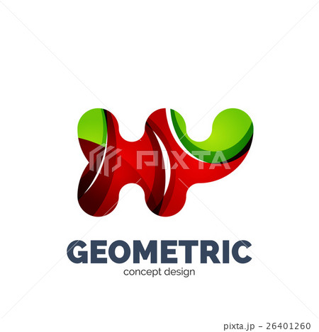 Modern abstract futuristic logo 26401260