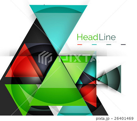 Triangle abstract background 26401469