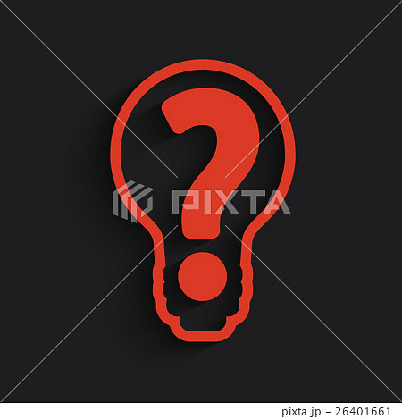 question mark bulb 26401661