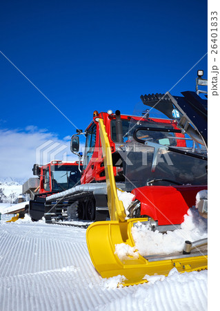 Machine for skiing slope preparations . Machine for skiing slope preparations . 26401833
