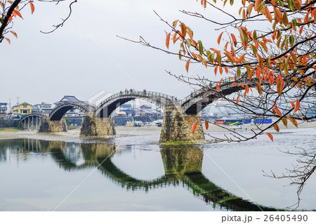 紅葉と錦帯橋4 紅葉と錦帯橋4 26405490