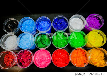 colorful of plastisol ink 26406219