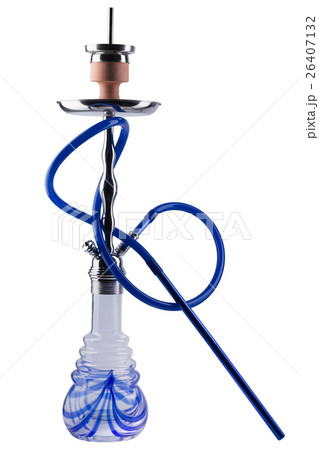 Modern hookah isolated on white background 26407132
