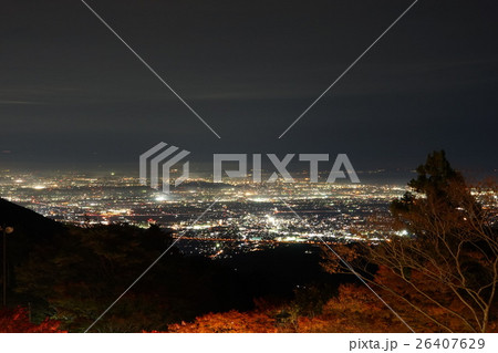 大山阿夫利神社下社からの夜景 26407629