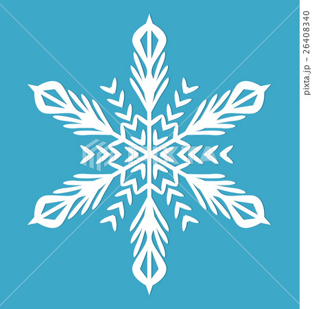 Snowflake.  icon flat style.  design elements 26408340