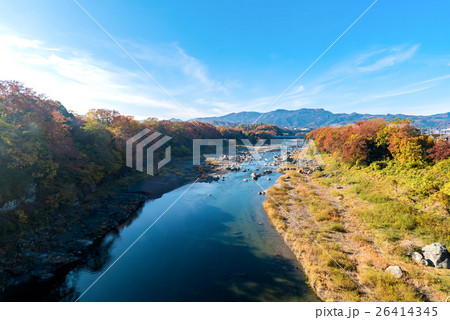 長瀞 秋の紅葉 26414345