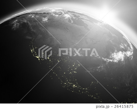 Sunrise over North America 26415875
