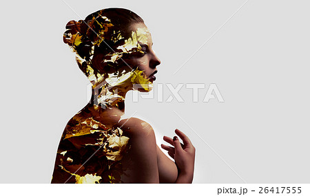 Silhouette of a woman  26417555
