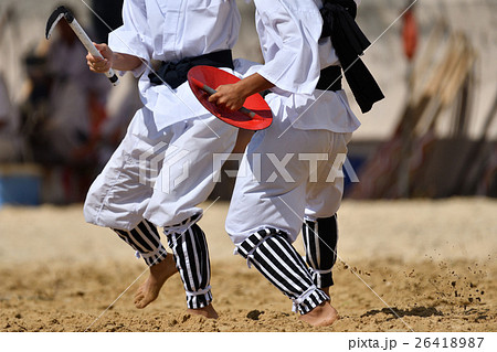 西表島　祖納の節祭　棒術 26418987