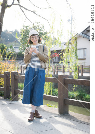 一人旅　女性 26419511