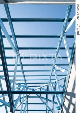 Structure of steel roof. 26421898