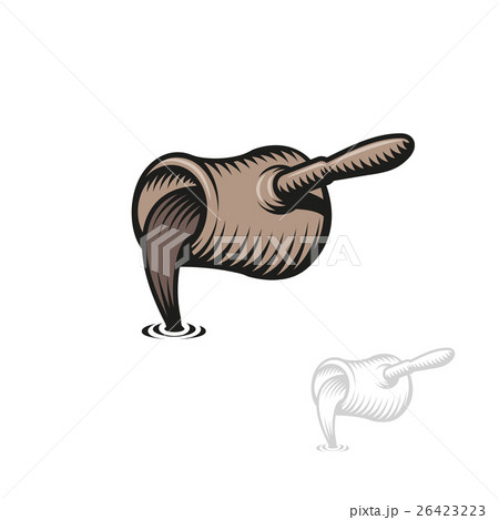 Isolated absract retro coffee pot logo. Jag with Isolated absract retro coffee pot logo. Jag with 26423223