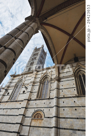 Walls and tower of the Siena Cathedral, Tuscany 26423653