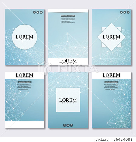Set of business templates for brochure, flyer Set of business templates for brochure, flyer 26424082