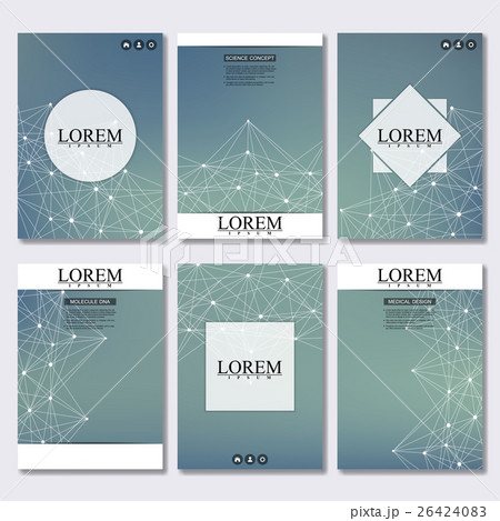 Set of business templates for brochure, flyer 26424083