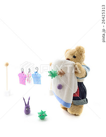 雑菌だらけの洗濯物 26425313