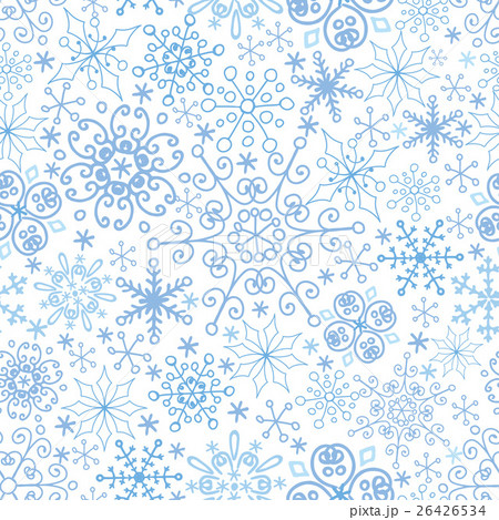 Snowflake seamless pattern,lace.Winter,Christmas 26426534