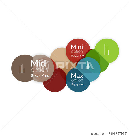 Business circle infographic banner template 26427547