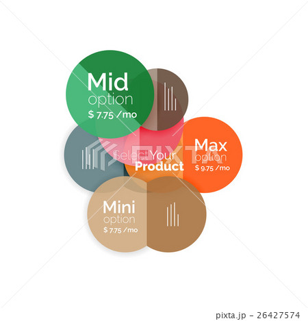 Business circle infographic banner template 26427574