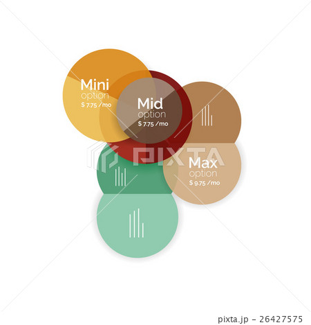 Business circle infographic banner template 26427575