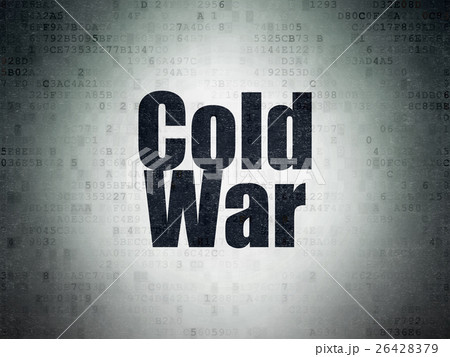 Political concept: Cold War on Digital Data Paper 26428379