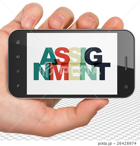 Law concept: Hand Holding Smartphone with Law concept: Hand Holding Smartphone with 26428974