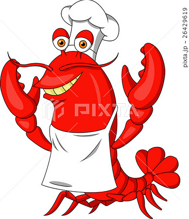 Cute lobster cartoon 26429619