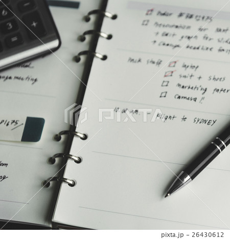 Close Up Notes on Organizer Concept Close Up Notes on Organizer Concept 26430612